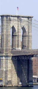 Brooklyn Bridge  Side View Card